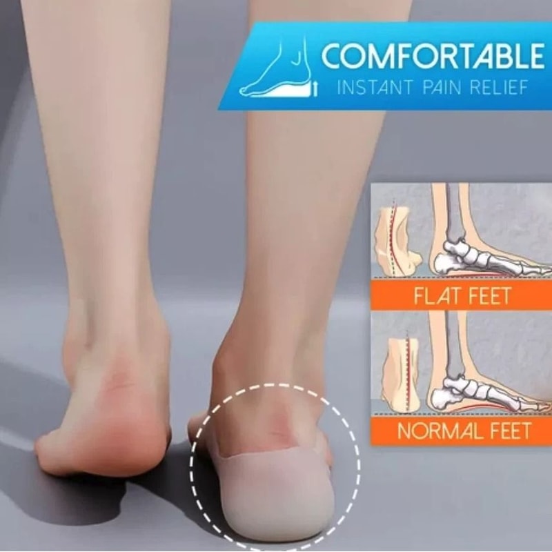 Concealed Footbed Enhancers Invisible Height Increase Silicone Insoles Pads Boost Your Confidence 10