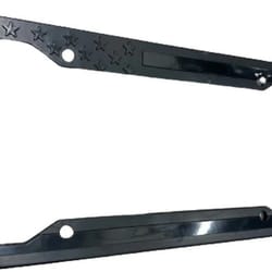 black usa american flag license plate frame durable abs car tag decal holder