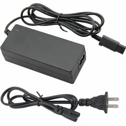 ac adapter power supply & av cable cord for nintendo gamecube charger & video connection