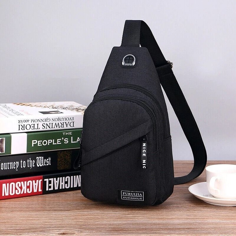 Mens Womens Sling Bag Crossbody Backpack Stylish Waterproof Shoulder Bag For Travel Hiking Sports