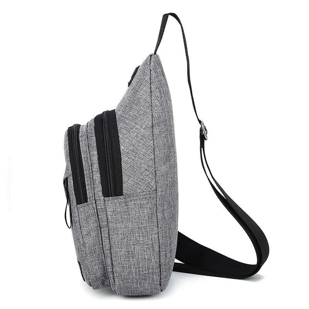 Mens Womens Sling Bag Crossbody Backpack Stylish Waterproof Shoulder Bag For Travel Hiking Sports