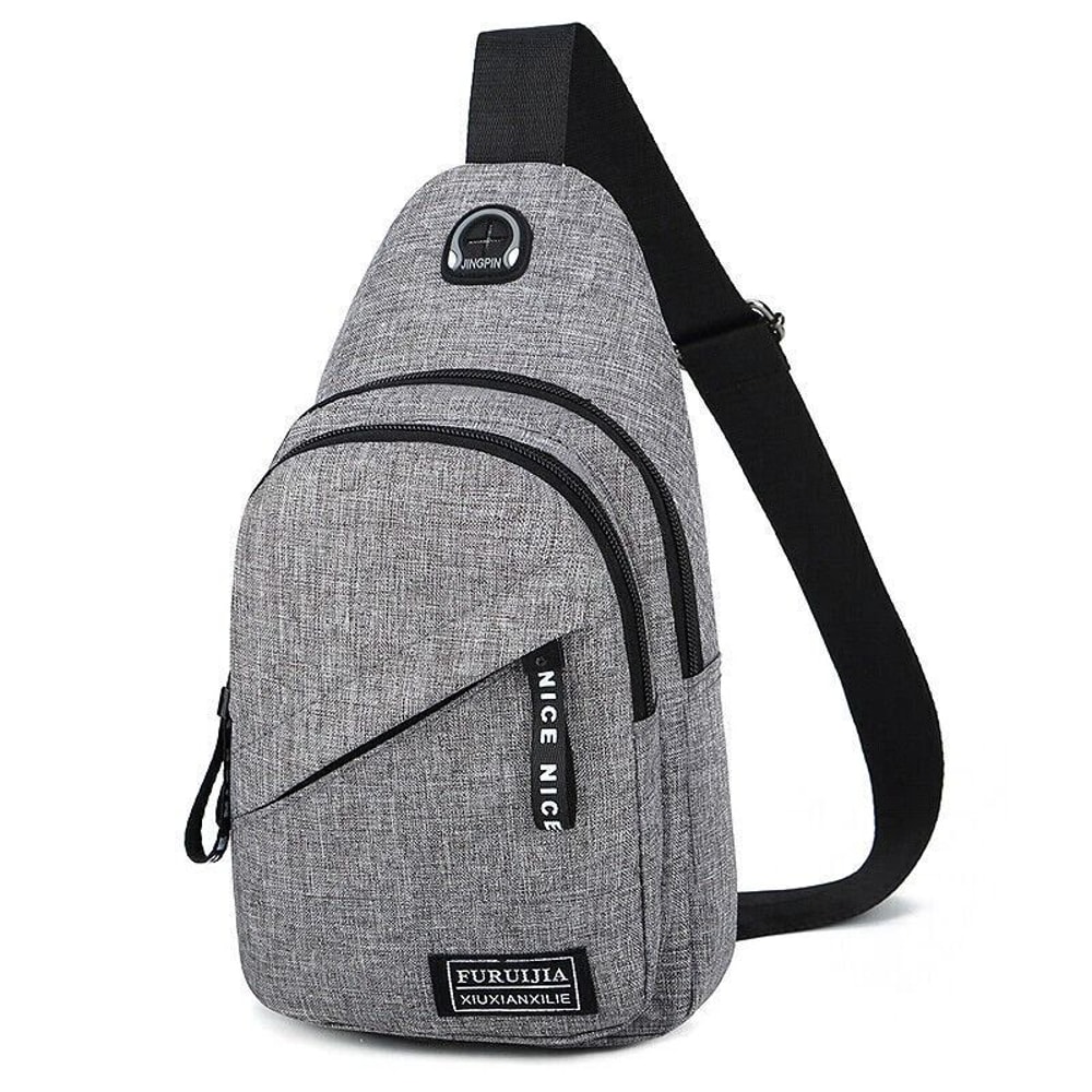 Mens Womens Sling Bag Crossbody Backpack Stylish Waterproof Shoulder Bag For Travel Hiking Sports