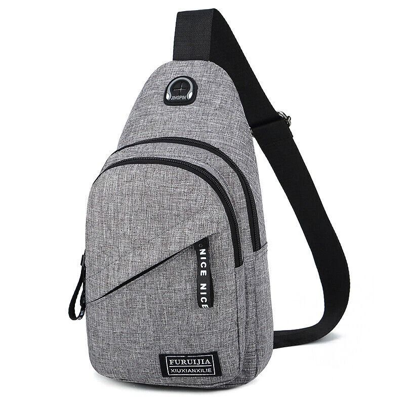 Mens Womens Sling Bag Crossbody Backpack Stylish Waterproof Shoulder Bag For Travel Hiking Sports