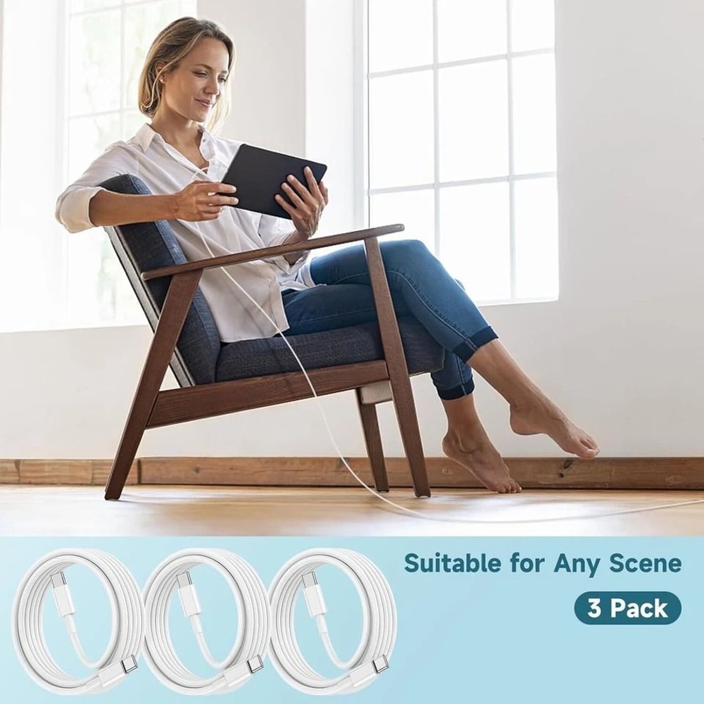 USBC To USBC Cable Fast Charging Type C Cord For Rapid Charging HighSpeed Power Transfer Durable D 7