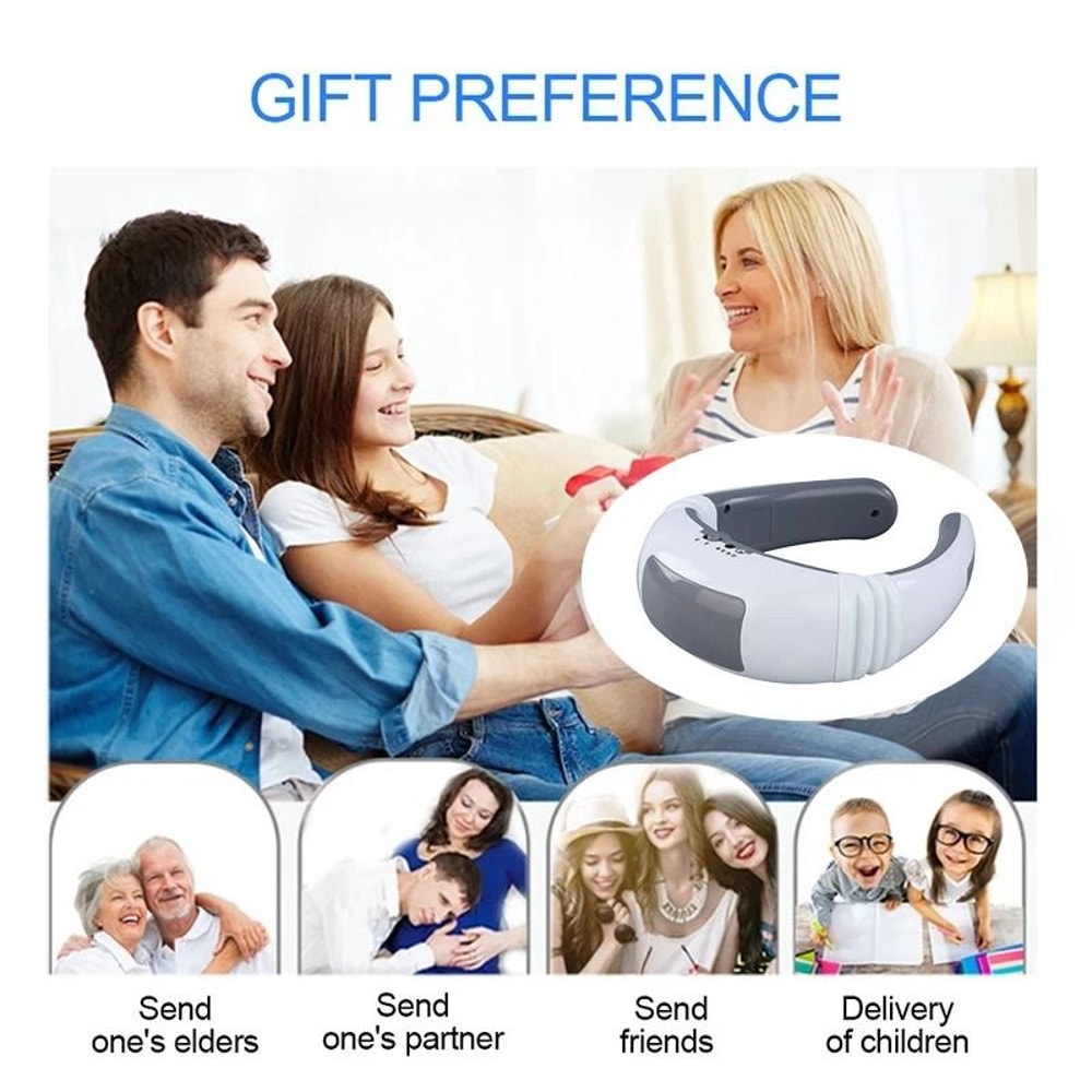 Electric Pulse Neck Massager With Magnetic Therapy Relaxation For Neck Pain Relief And Muscle Tensi 11