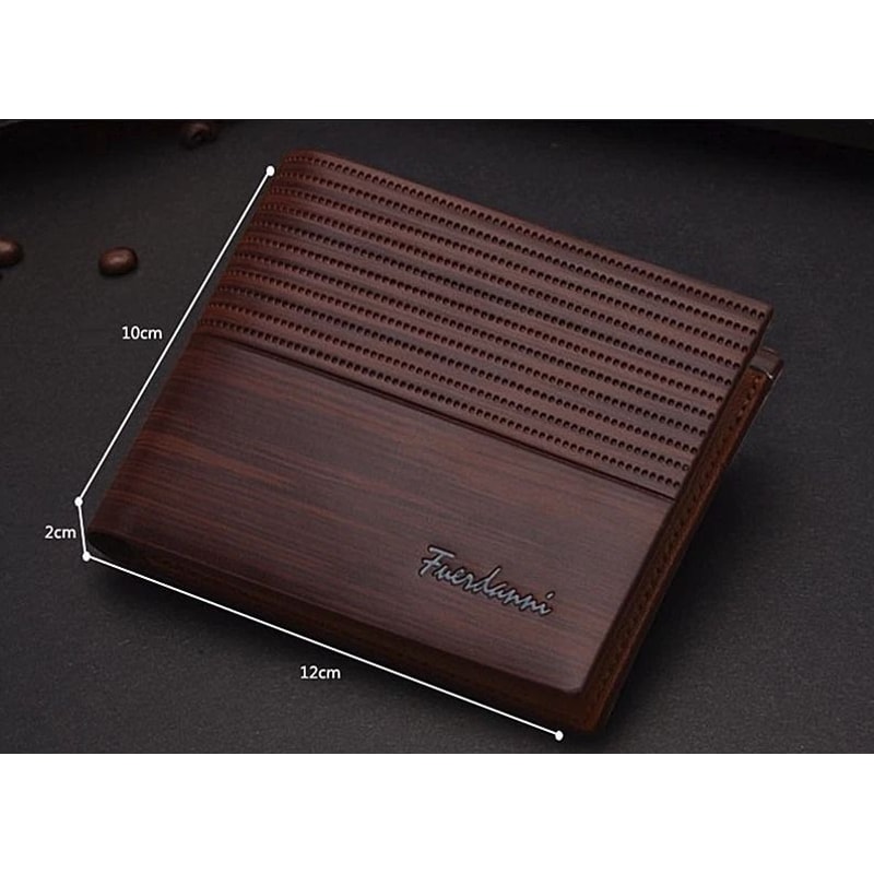 Premium Men Genuine Leather Bifold Wallet With ID Credit Card Holder 3