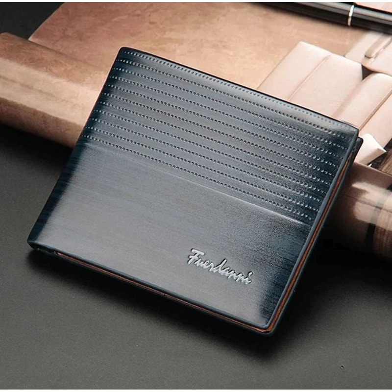 Premium Men Genuine Leather Bifold Wallet With ID Credit Card Holder 1