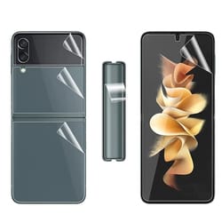 soft hydrogel screen protector & hd lens cover for samsung galaxy