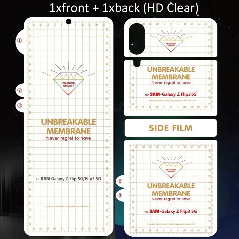Soft Hydrogel Screen Protector HD Lens Cover For Samsung Galaxy 8