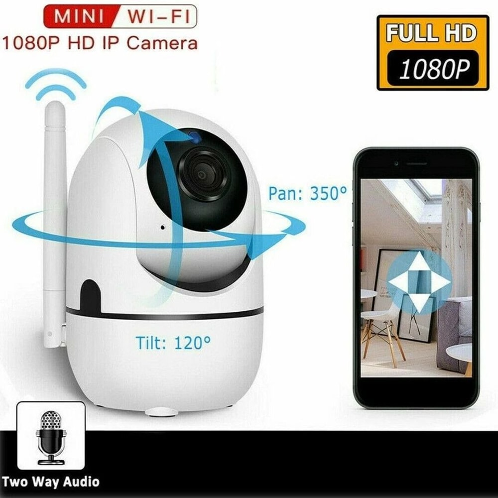 WiFi Wireless Security Camera Indoor Night Vision Monitor For Baby Pet Surveillance 11