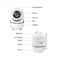 WiFi Wireless Security Camera Indoor Night Vision Monitor For Baby Pet Surveillance 2