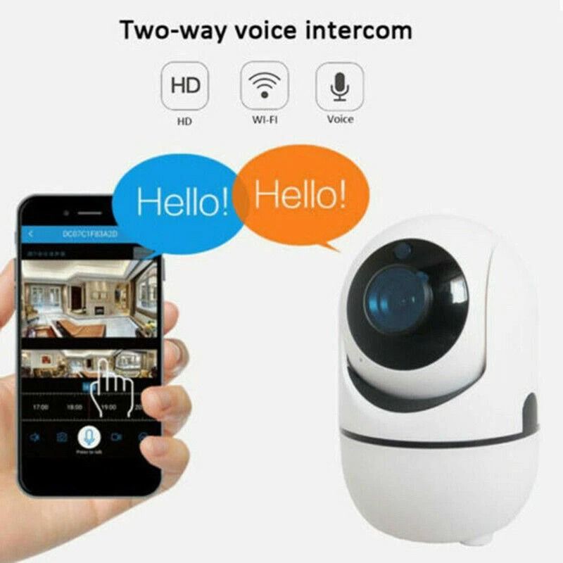 WiFi Wireless Security Camera Indoor Night Vision Monitor For Baby Pet Surveillance 7