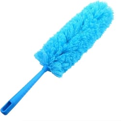 microfiber duster with bendable handle soft ceiling fan cleaner, flexible dusting tool for hard-to-reach areas