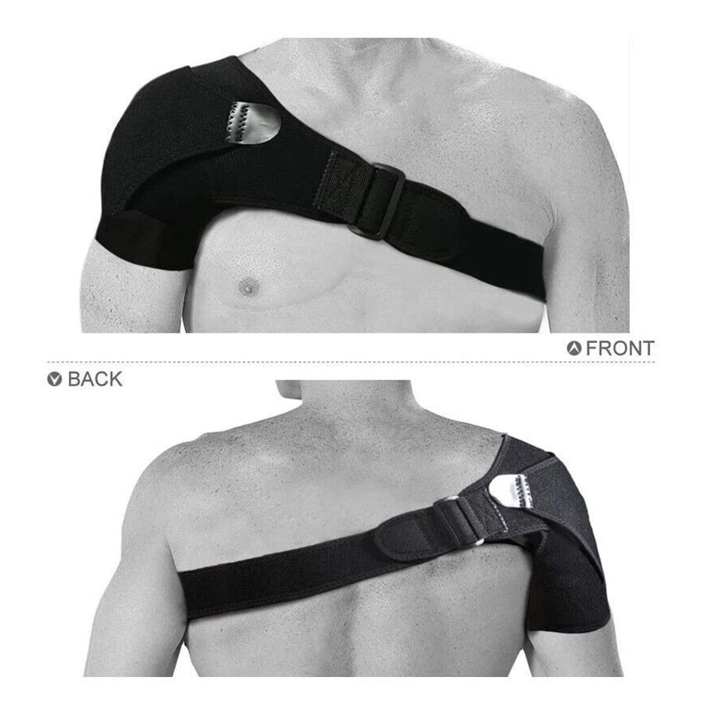 Shoulder Brace Compression Sleeve For Torn Rotator Cuff AC Joint Pain Relief Adjustable Support F 4