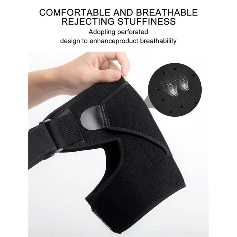 Shoulder Brace Compression Sleeve For Torn Rotator Cuff AC Joint Pain Relief Adjustable Support F 11