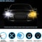 Slim Amber Sequential LED DRL Turn Signal Strips For Headlights 6