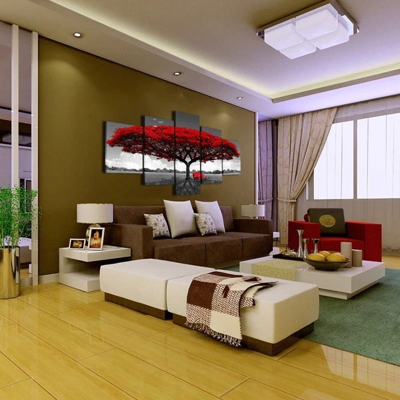 Canvas Print Landscape Art Modern Piece Wall Decor For Living Room 9