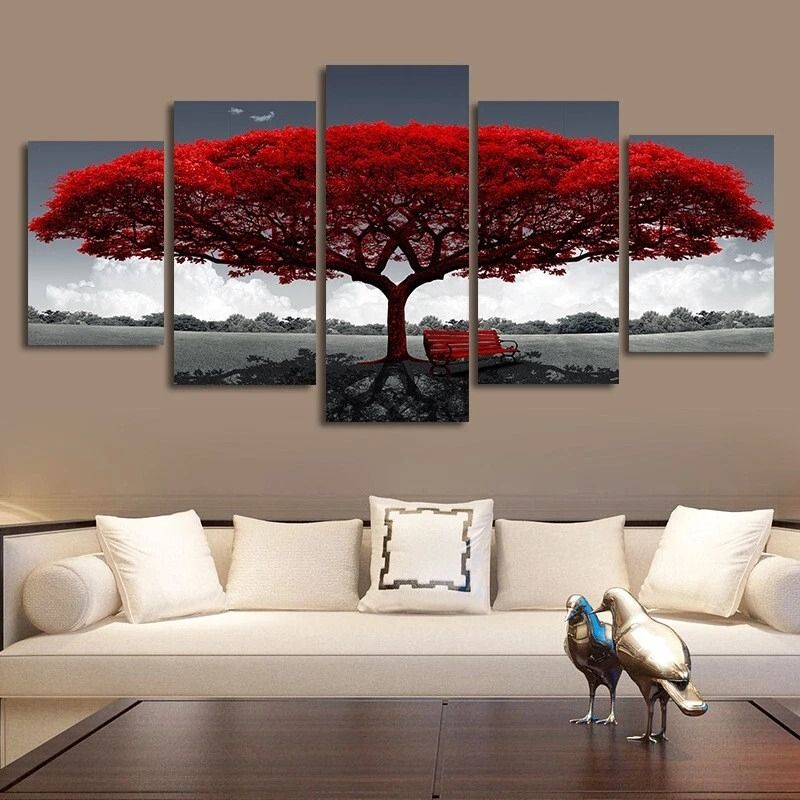Canvas Print Landscape Art Modern Piece Wall Decor For Living Room 8
