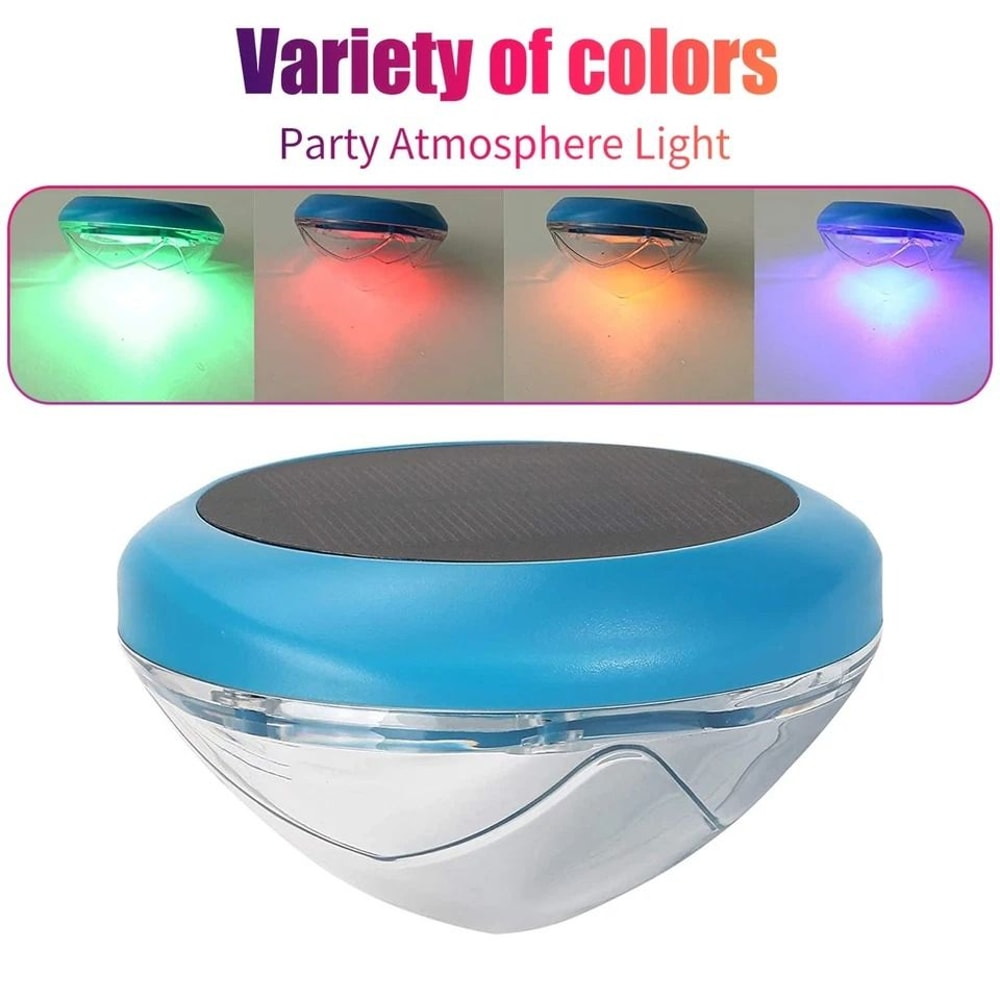 Solar LED RGB Floating Pool Lights Waterproof ColorChanging Outdoor Garden Lamps For Pool 11