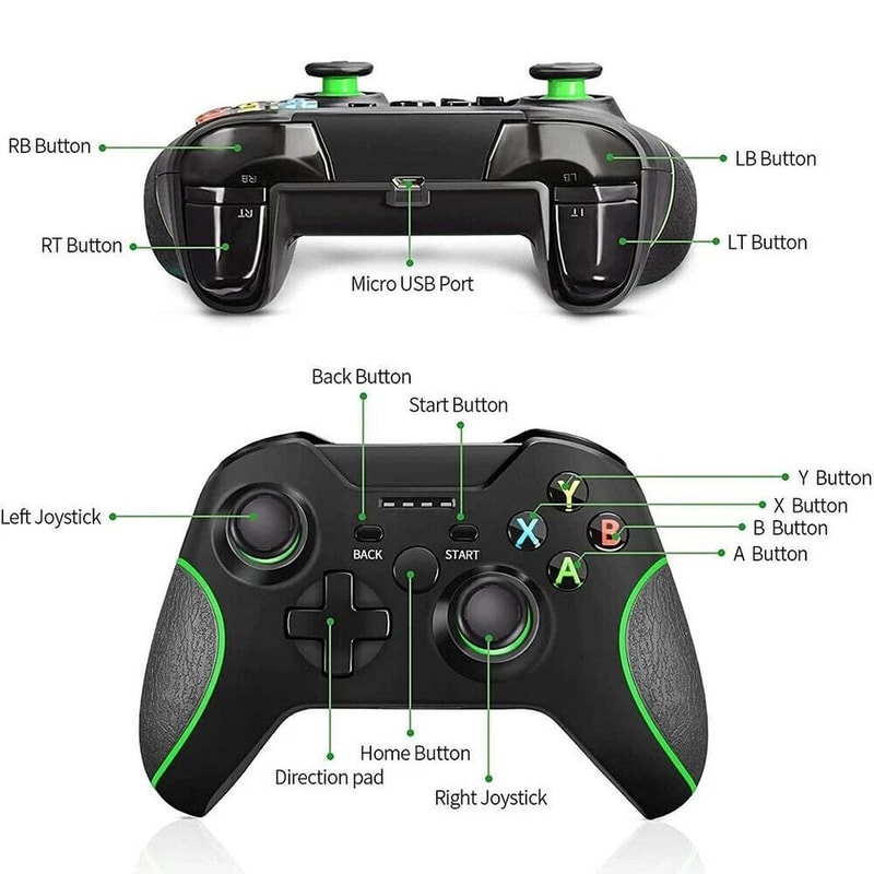Wireless Controller For Xbox One And Windows Enhanced Bluetooth Technology 5