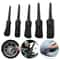 Boar Hair Car Detailing Brush Kit Premium Auto Interior Wheel Cleaner Set 2
