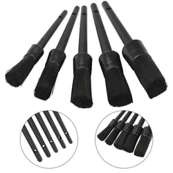boar hair car detailing brush kit premium auto interior & wheel cleaner set