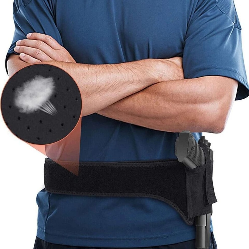 Tactical Concealed Carry Shoulder Waist Pistol Holster Adjustable Secure Versatile Gun Holder 4