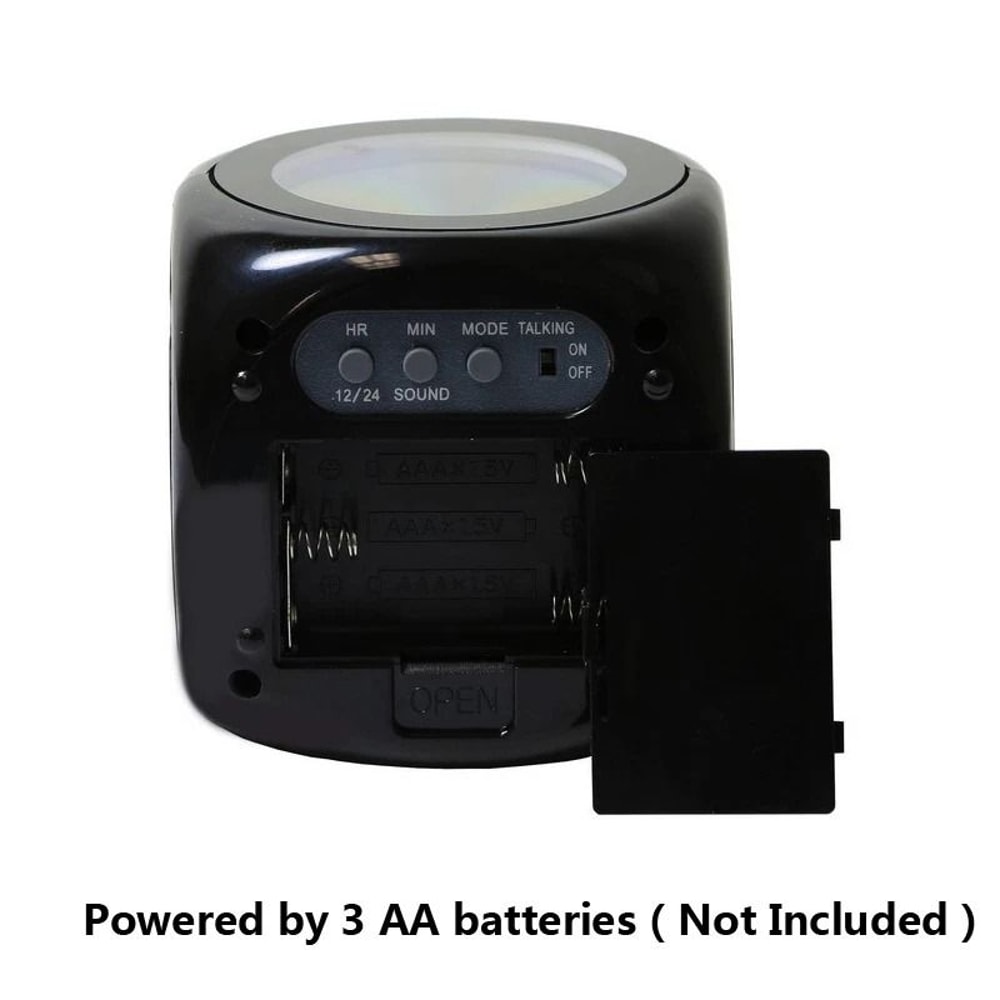 Smart Projection Alarm Clock With LED Display Voice Weather And USB Charging 14