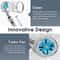 HighPressure Adjustable Turbine Shower Head For Water Saving Powerful Spray 6