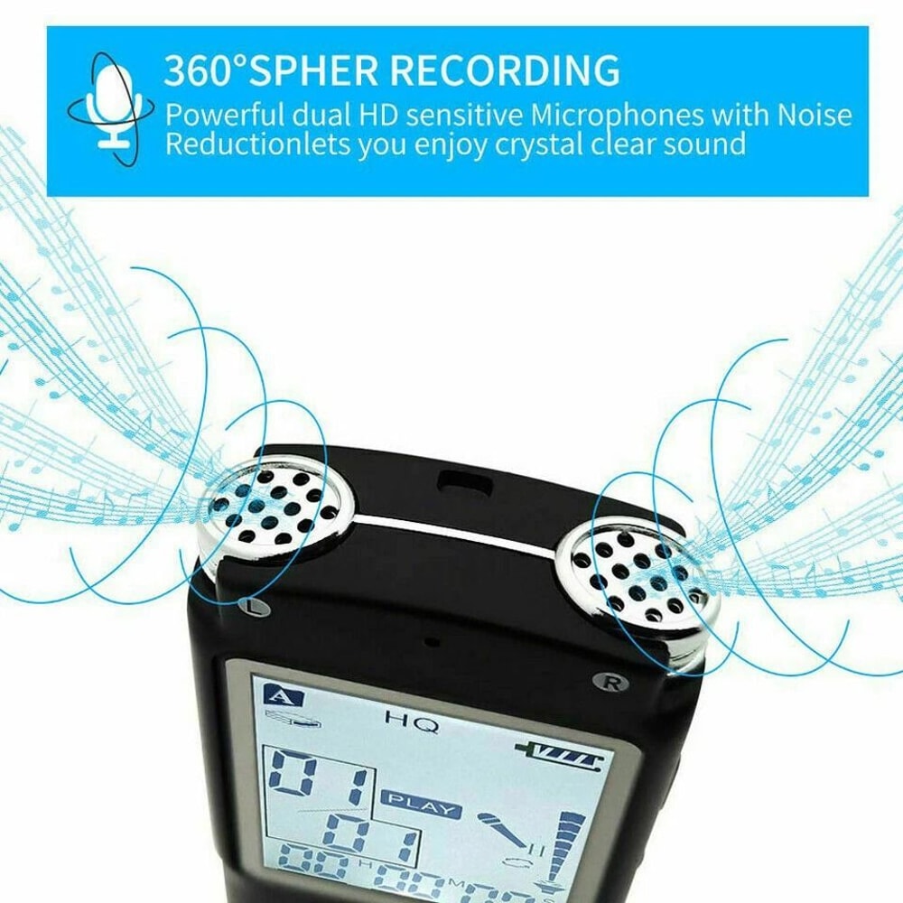 Digital Voice Recorder Mini Sound Player With Voice Activation For Lectures 5