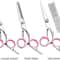 Premium Pet Grooming Scissors Set Stainless Steel Curved Straight And Thinning Shears For Dogs And 2