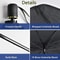 Premium Foldable Sun Shade Umbrella Windshield Cover With Superior UV Protection 1