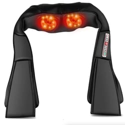 premium neck & back massager with heat for deep tissue relief