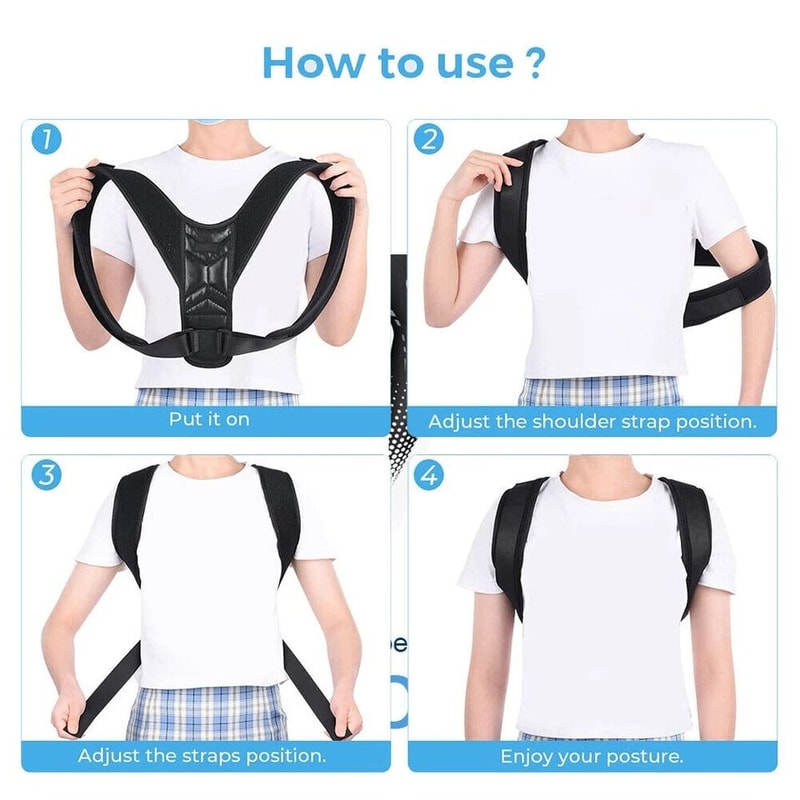 Posture Corrector Back Brace Shoulder Support Clavicle Belt For Men Women Pain Relief Improved Po 11
