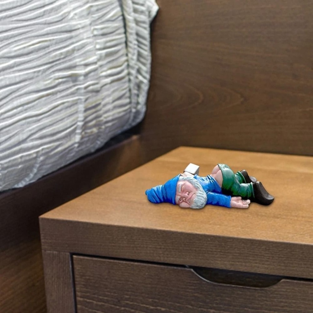 Funny Drunk Gnome Garden Decoration Resin Drunken Ornament For Yard Patio Lawn And Home Decor 6