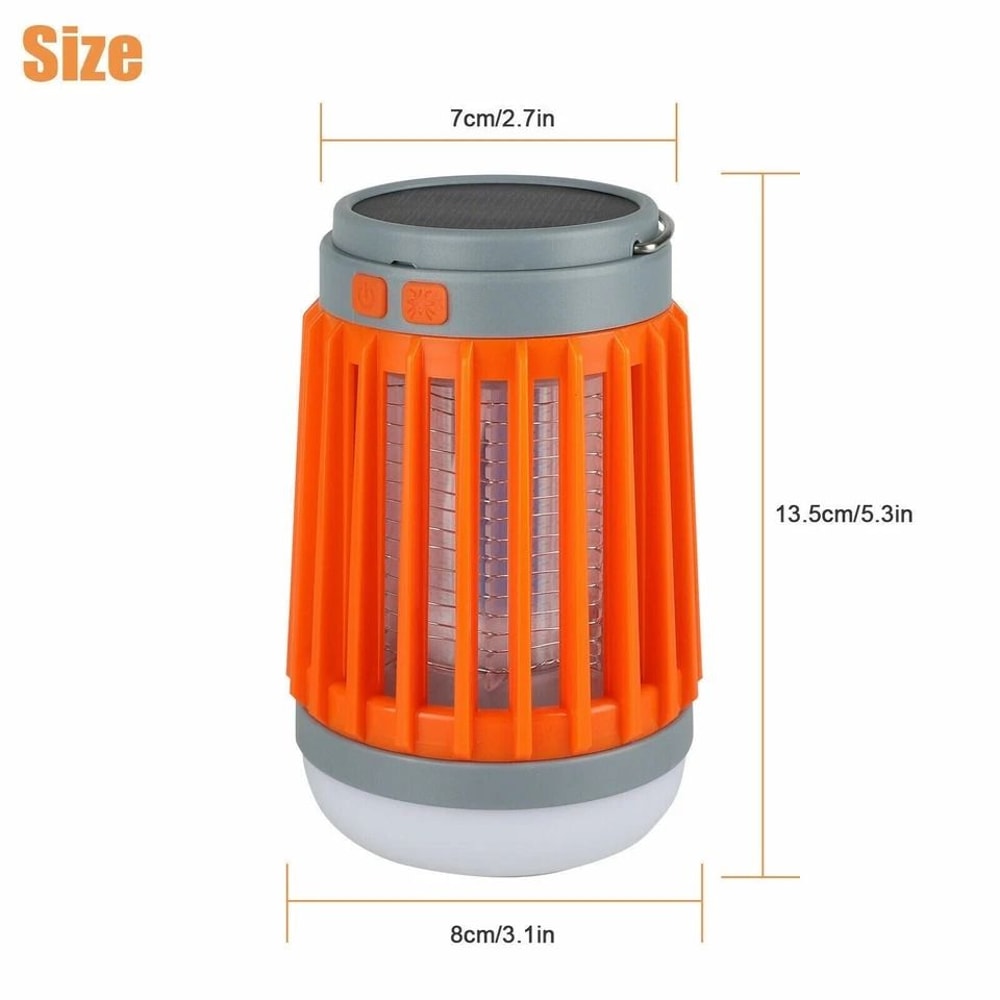 Solar USB Mosquito Killer Light Outdoor Insect Zapper Fly Trap Lamp 3