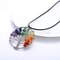 Tree Of Life Chakra Pendant Necklace Natural Healing Gemstone Crystal 4