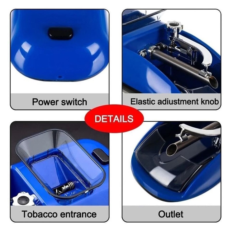 Automatic Electric Cigarette Rolling Machine DIY Tobacco Injector Maker 1