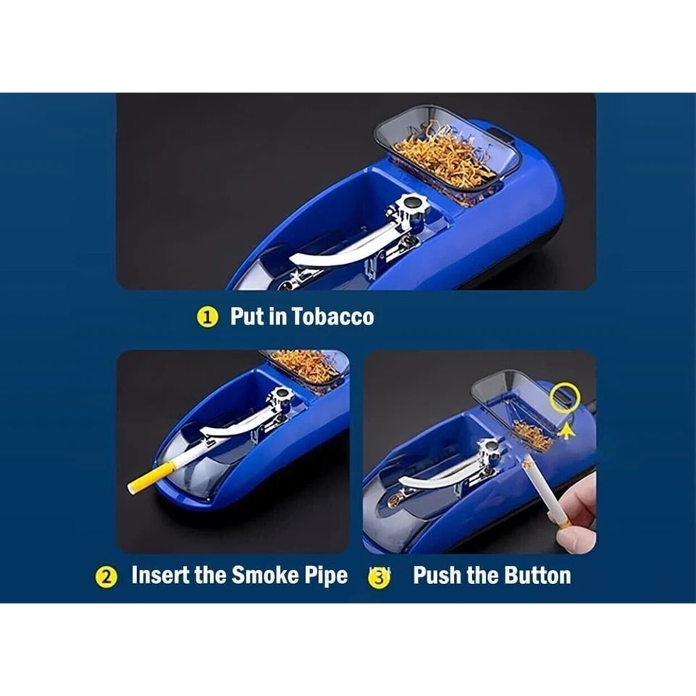 Automatic Electric Cigarette Rolling Machine DIY Tobacco Injector Maker 4