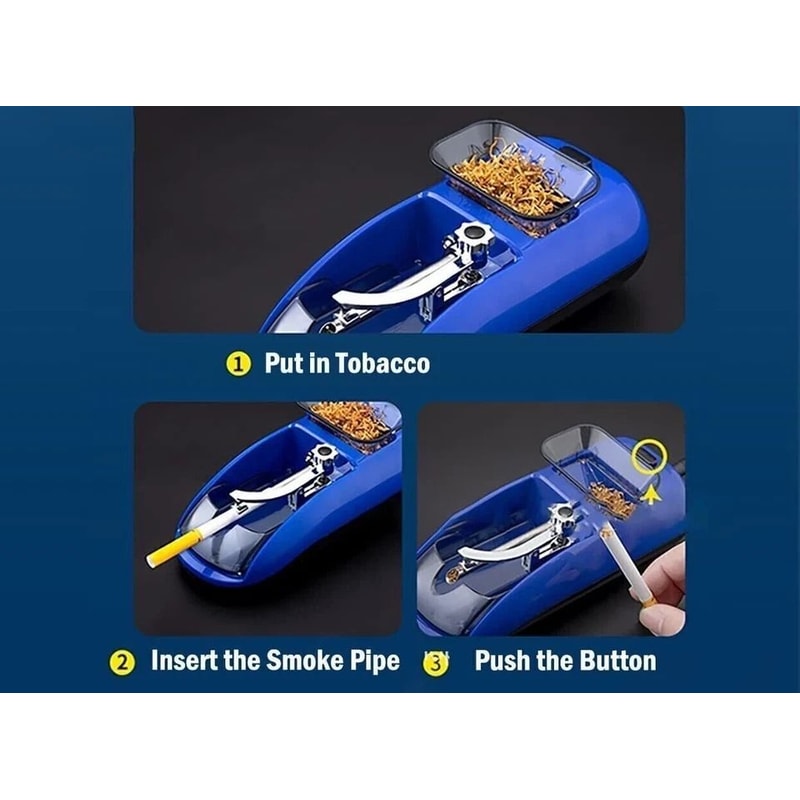 Automatic Electric Cigarette Rolling Machine DIY Tobacco Injector Maker 4