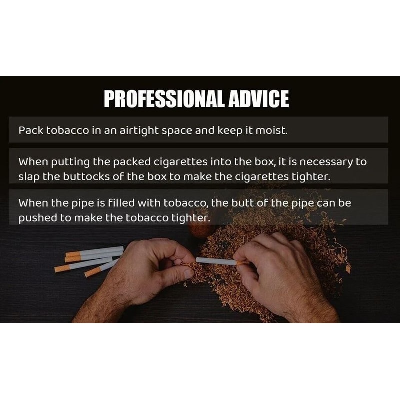 Automatic Electric Cigarette Rolling Machine DIY Tobacco Injector Maker 9