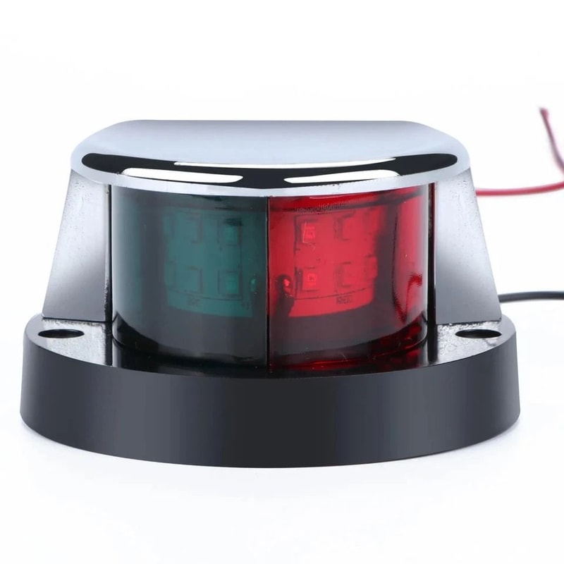 Waterproof LED Boat Navigation Light Red Green Marine Bow Lamp For Pontoon And Fishing Boats 5