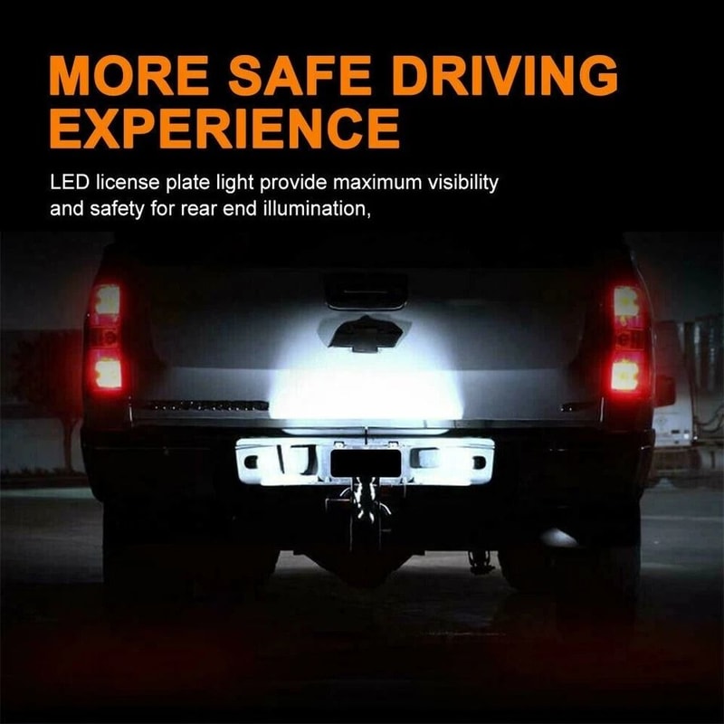 LED License Plate Light Lamp OEM Replacement With SMD LED Waterproof High Brightness 1