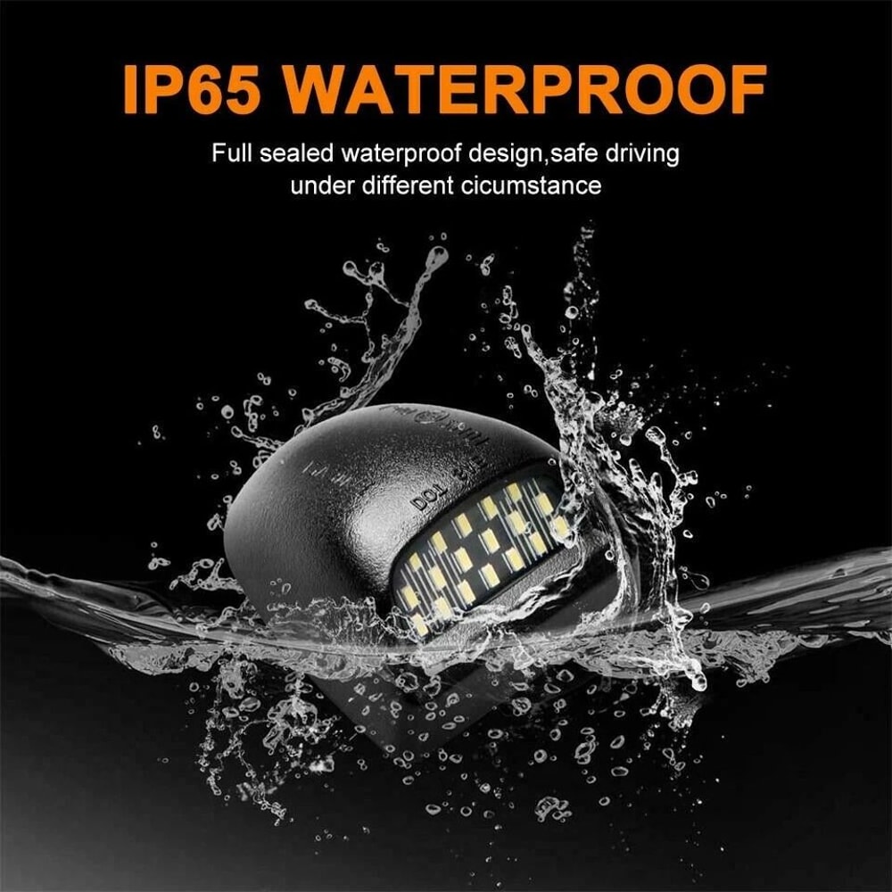 LED License Plate Light Lamp OEM Replacement With SMD LED Waterproof High Brightness 4