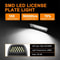 LED License Plate Light Lamp OEM Replacement With SMD LED Waterproof High Brightness 6