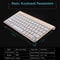 Mini Wireless Keyboard And Mouse Set Waterproof Wireless For Mac And PC Compact Quiet And Sleek Des 2
