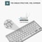 Mini Wireless Keyboard And Mouse Set Waterproof Wireless For Mac And PC Compact Quiet And Sleek Des 3