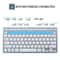Mini Wireless Keyboard And Mouse Set Waterproof Wireless For Mac And PC Compact Quiet And Sleek Des 4