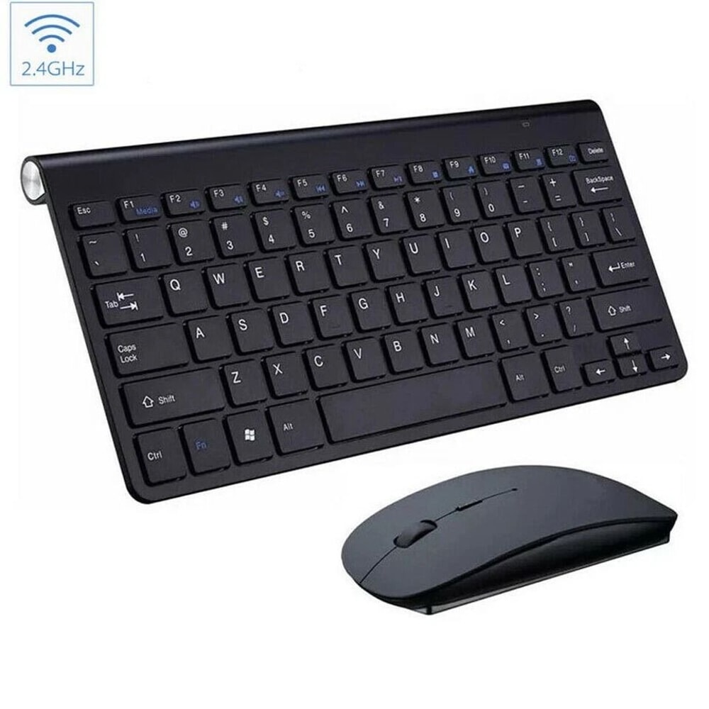 Mini Wireless Keyboard And Mouse Set Waterproof Wireless For Mac And PC Compact Quiet And Sleek Des 1