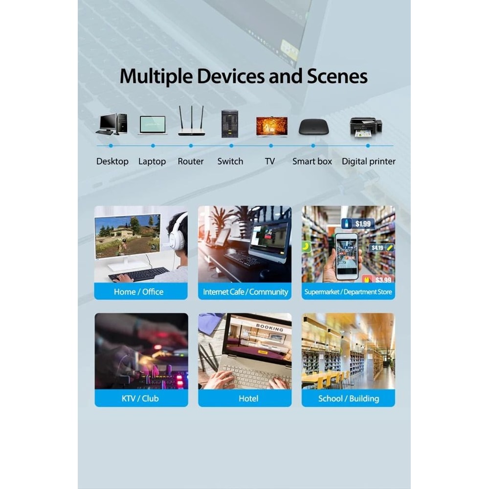 Ethernet Cable Super Speed Patch LAN Network Cable 5